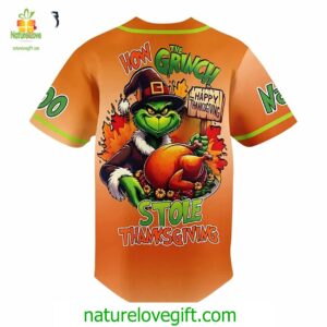 The Grinch Thanksgiving Custom Baseball Jersey Padres Jersey Oasis Elevate Your Baseball Style Game 2