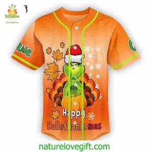 The Grinch Thanksgiving Custom Baseball Jersey Padres Jersey Oasis Elevate Your Baseball Style Game 3