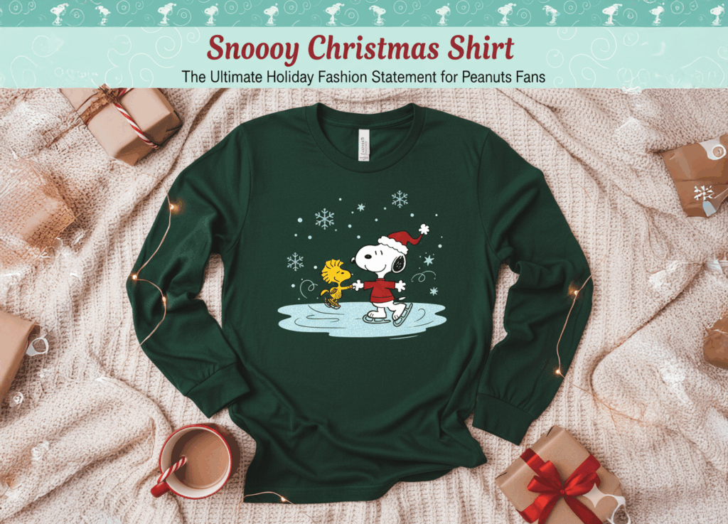 Snoopy Christmas Shirt The Ultimate Holiday Fashion Statement for Peanuts Fans