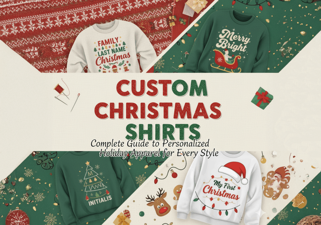 Custom Christmas Shirts Complete Guide to Personalized Holiday Apparel for Every Style