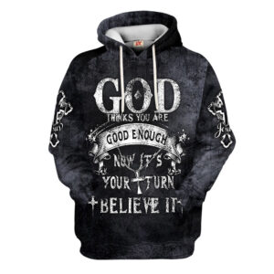 Jesus Microfleece Hoodie – Christian Faith Hoodie Gift | GOD NVG107