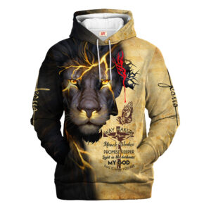 Jesus Microfleece Hoodie – Christian Faith Hoodie Gift | GOD NVG118