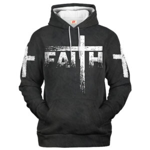 Jesus Microfleece Hoodie – Christian Faith Hoodie Gift | GOD HBLG25