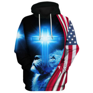 Jesus Microfleece Hoodie – Christian Faith Hoodie Gift | GOD DBA-G-16