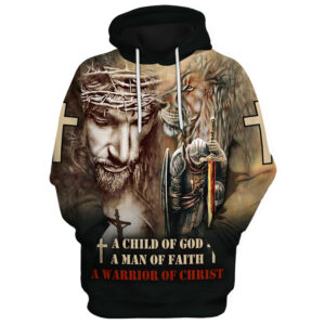 Jesus Microfleece Hoodie – Christian Faith Hoodie Gift | GOD DBA-G-10