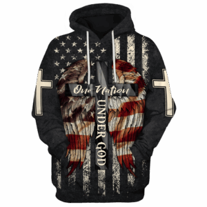 Jesus Microfleece Hoodie – Christian Faith Hoodie Gift | GOD HLT-0804-G-01