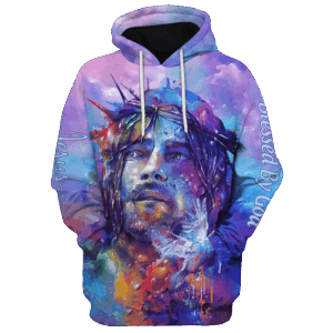 Jesus Microfleece Hoodie – Christian Faith Hoodie Gift | GOD HLT-0404-G-01
