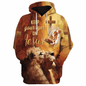 Jesus Microfleece Hoodie – Christian Faith Hoodie Gift | GOD DBA-G-06