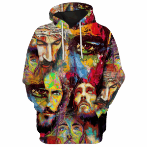 Jesus Microfleece Hoodie – Christian Faith Hoodie Gift | GOD DBA-G-05