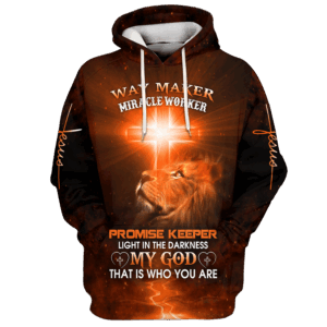 Jesus Microfleece Hoodie – Christian Faith Hoodie Gift | GOD NV–09