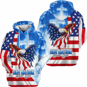 Jesus Microfleece Hoodie – Christian Faith Hoodie Gift | GOD NV–14