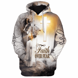 Jesus Microfleece Hoodie – Christian Faith Hoodie Gift | GOD DBA-1003-G-04