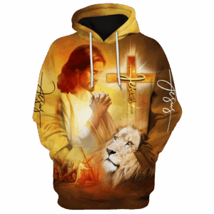 Jesus Microfleece Hoodie – Christian Faith Hoodie Gift | GOD DBA-1003-G-02