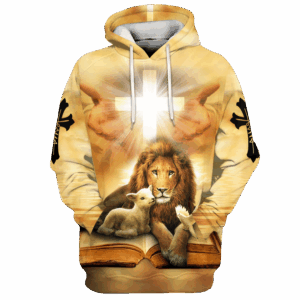 Jesus Microfleece Hoodie – Christian Faith Hoodie Gift | GOD NV–01