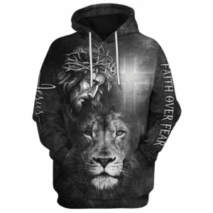Jesus Microfleece Hoodie – Christian Faith Hoodie Gift | GOD HLT-0902-G-01