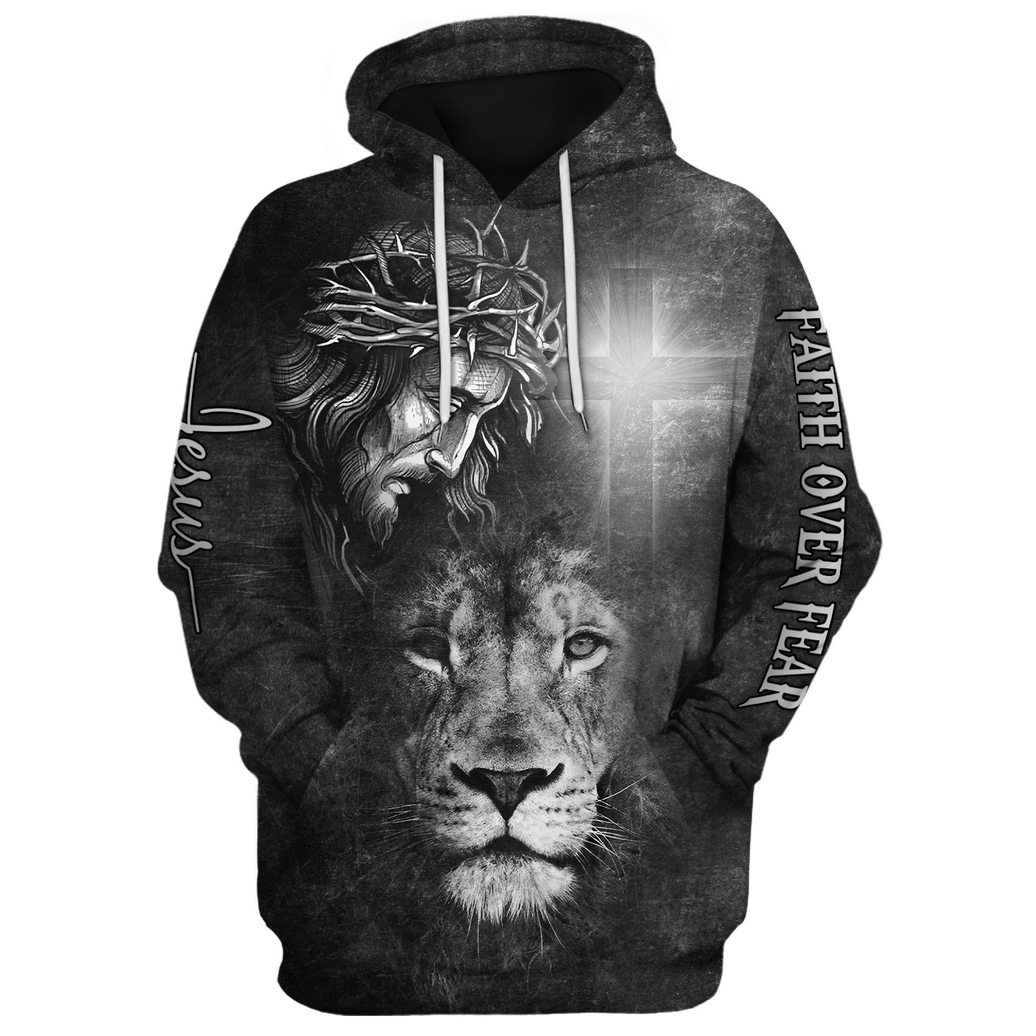 Jesus Microfleece Hoodie – Christian Faith Hoodie Gift | GOD HLT-0902-G-01 Jesus Microfleece Hoodie – Christian Faith Hoodie Gift | GOD HLT-0902-G-01