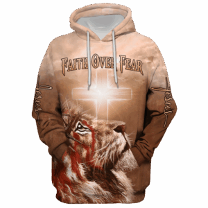 Jesus Microfleece Hoodie – Christian Faith Hoodie Gift | GOD HLT-2712-G-01