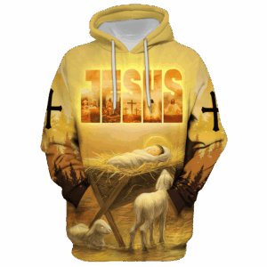 Jesus Microfleece Hoodie – Christian Faith Hoodie Gift | GOD HLT-2012-G-01
