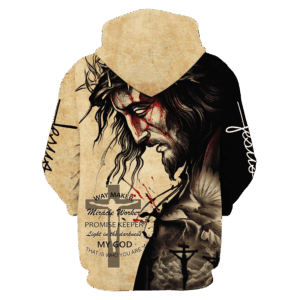 Jesus Microfleece Hoodie – Christian Faith Hoodie Gift | GOD NTD-1611-G-02 1 1660654453297a907f92.png