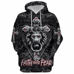 Jesus Microfleece Hoodie – Christian Faith Hoodie Gift | GOD HLT-1111-G-01