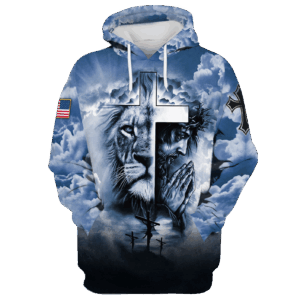 Jesus Microfleece Hoodie – Christian Faith Hoodie Gift | GOD NTD-0911-G-02