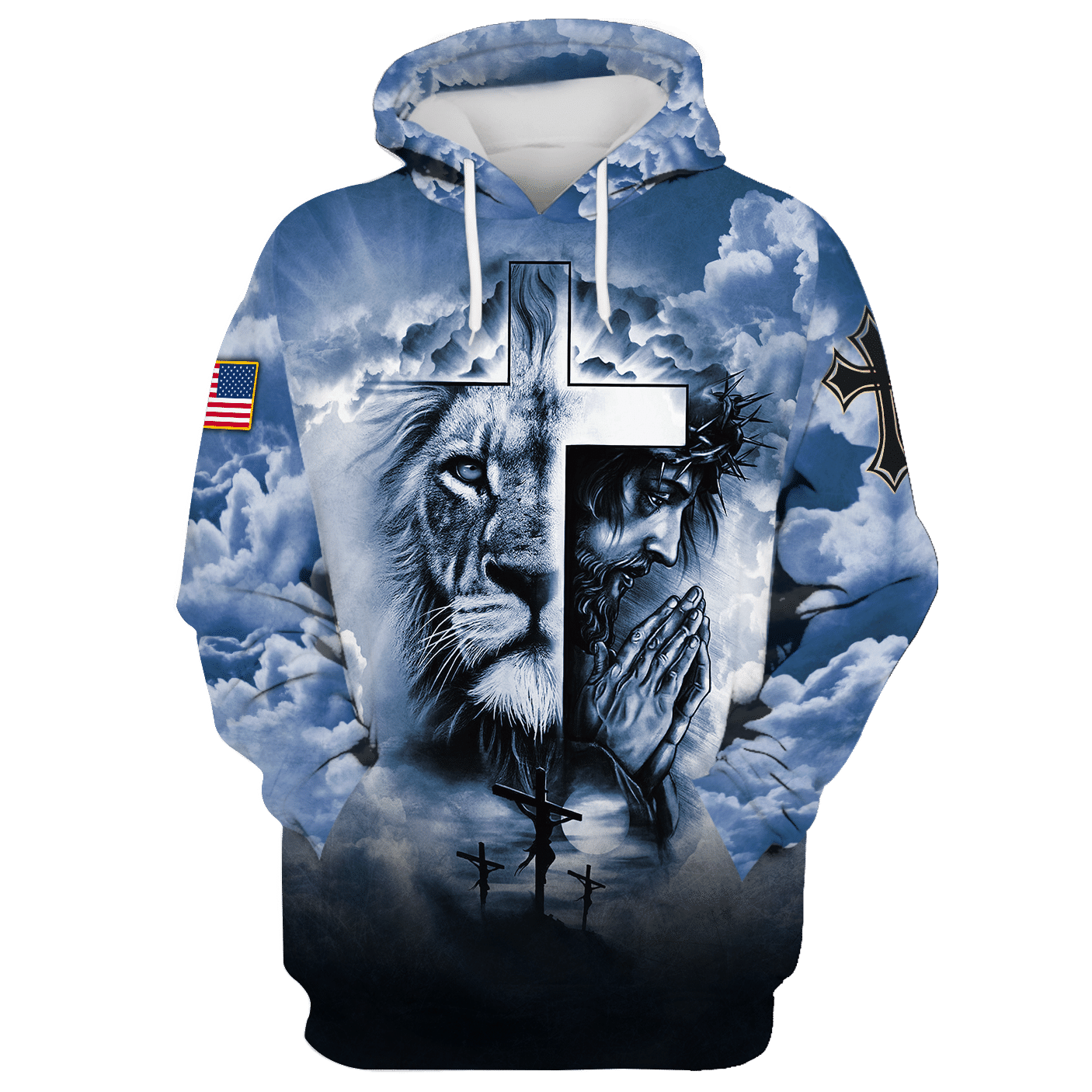 Jesus Microfleece Hoodie – Christian Faith Hoodie Gift | GOD NTD-0911-G-02 Jesus Microfleece Hoodie – Christian Faith Hoodie Gift | GOD NTD-0911-G-02