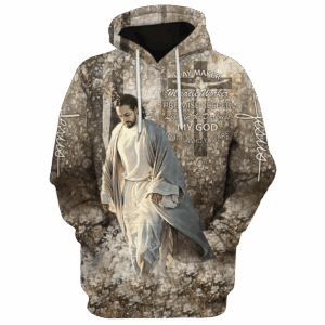 Jesus Microfleece Hoodie – Christian Faith Hoodie Gift | GOD HLT-2406-G-02