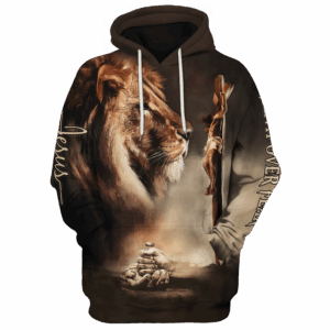 Jesus Microfleece Hoodie – Christian Faith Hoodie Gift | GOD HLT-2806-G-01