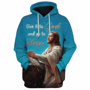 Jesus Microfleece Hoodie – Christian Faith Hoodie Gift | GOD HLT-2806-G-02