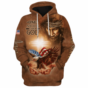 Jesus Microfleece Hoodie – Christian Faith Hoodie Gift | GOD HLT-0107-G-01