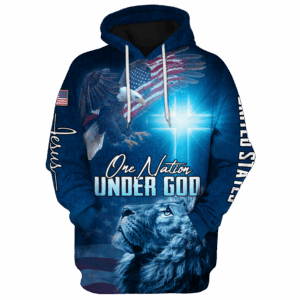 Jesus Microfleece Hoodie – Christian Faith Hoodie Gift | GOD HLT-0107-G-02