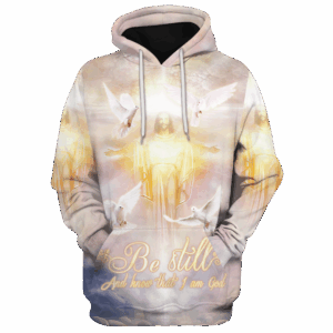 Jesus Microfleece Hoodie – Christian Faith Hoodie Gift | GOD HBL-G-03