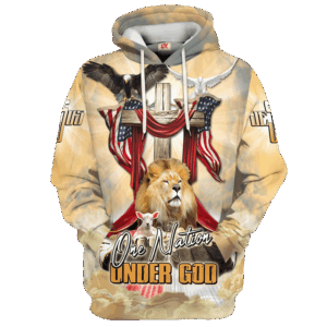 Jesus Microfleece Hoodie – Christian Faith Hoodie Gift | GOD NV-G-54