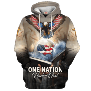 Jesus Microfleece Hoodie – Christian Faith Hoodie Gift | GOD NV-G-61