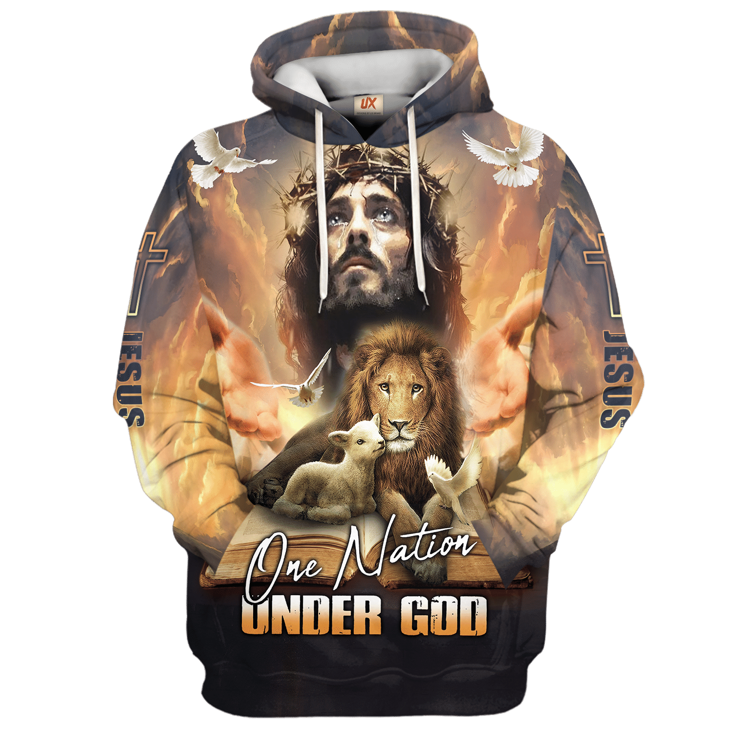 Jesus Microfleece Hoodie – Christian Faith Hoodie Gift | GOD NV-G-70 Jesus Microfleece Hoodie – Christian Faith Hoodie Gift | GOD NV-G-70