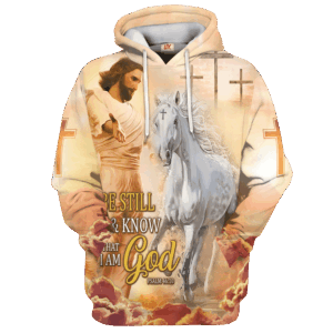 Jesus Microfleece Hoodie – Christian Faith Hoodie Gift | GOD NV-G-73