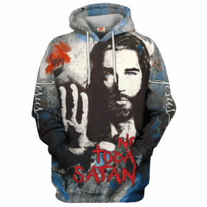 Jesus Microfleece Hoodie – Christian Faith Hoodie Gift | GOD HLT-1606-G-01