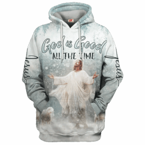 Jesus Microfleece Hoodie – Christian Faith Hoodie Gift | GOD HLT-1706-G-01
