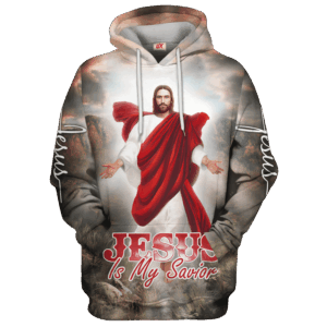 Jesus Microfleece Hoodie – Christian Faith Hoodie Gift | GOD HLT-1706-G-02