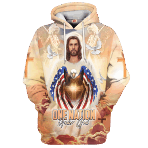 Jesus Microfleece Hoodie – Christian Faith Hoodie Gift | GOD NV–21