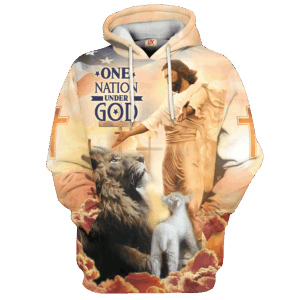 Jesus Microfleece Hoodie – Christian Faith Hoodie Gift | GOD NV-G-28
