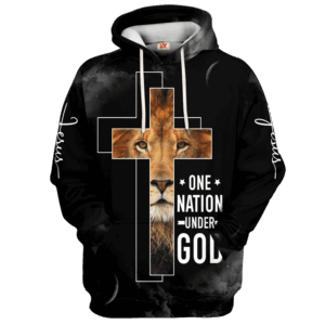 Jesus Microfleece Hoodie – Christian Faith Hoodie Gift | GOD NV-G-29