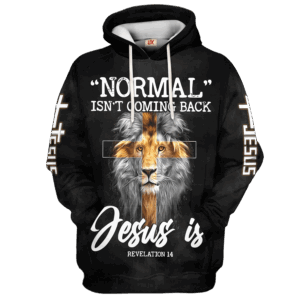 Jesus Microfleece Hoodie – Christian Faith Hoodie Gift | GOD NV-G-47