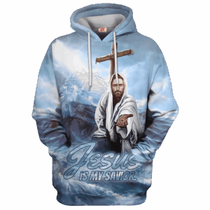 Jesus Microfleece Hoodie – Christian Faith Hoodie Gift | GOD HBL-G-09