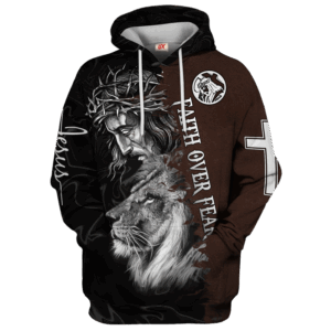 Jesus Microfleece Hoodie – Christian Faith Hoodie Gift | GOD HBL-G-10
