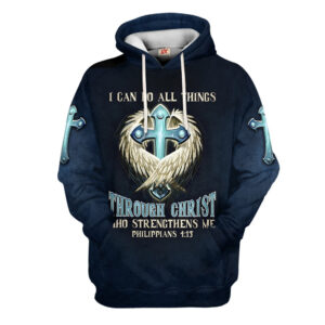 Jesus Microfleece Hoodie – Christian Faith Hoodie Gift | GOD NV-G-100