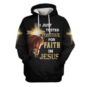 Jesus Microfleece Hoodie – Christian Faith Hoodie Gift | GOD NV-G-102