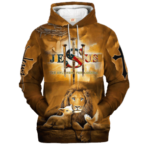 Jesus Microfleece Hoodie – Christian Faith Hoodie Gift | GOD LTG03
