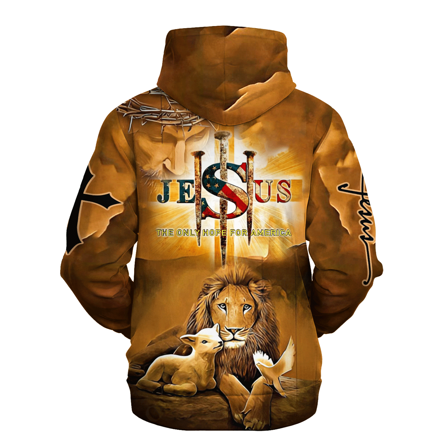 Soft Jesus Hoodie Christian Microfleece Faith Gift 164 | GOD LTG03 Soft Jesus Hoodie Christian Microfleece Faith Gift 164 | GOD LTG03