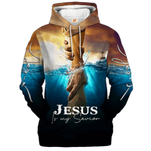 Jesus Microfleece Hoodie – Christian Faith Hoodie Gift | GOD THGO102